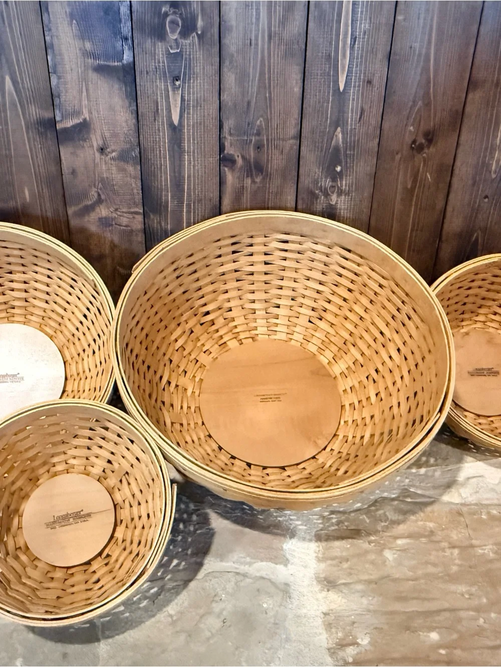 Longaberger Nesting Bowl Set 16 Piece Set 2002/2003